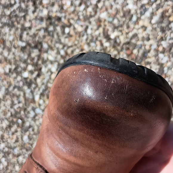 Propet Brown Leather Delaney Tall Lace Up Boot with Inside Zip, size 8 - Picture 10 of 11